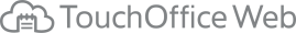 Logo of TouchOffice Web, featuring a stylised cloud with an embedded spreadsheet icon on the left, followed by the text TouchOffice Web in a sleek, modern font. All elements are in a muted grey colour, representing innovative EPOS solutions.